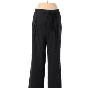Marc Aurel Black Wool-Cotton Dress Slacks - Women's - size 8 US, made in Poland